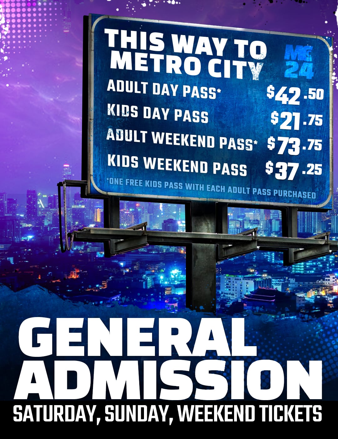 General Admission Metro Comic Con